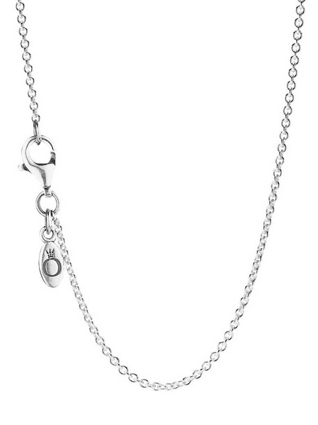 PANDORA Sterling Silver Chain Necklace - Adjustable - 590412-45