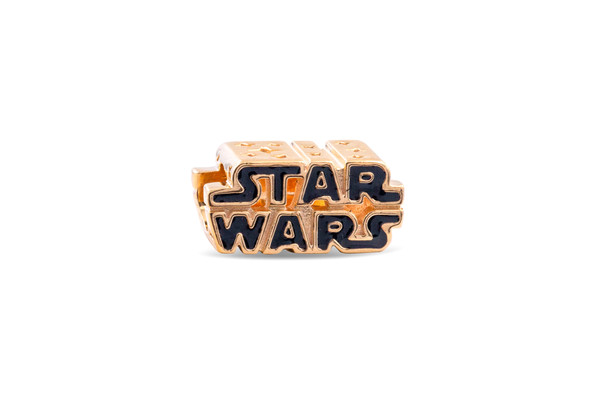 PANDORA Star Wars Shining 3D Logo Black Enamel Charm 769247C01