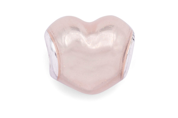 Pandora Glittering Heart Charm - 791886EN113