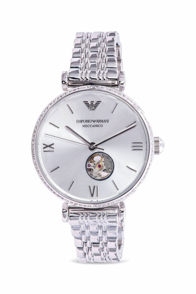 Emporio Armani Automatic Crystal Dial Ladies Watch AR60022 - Jacob