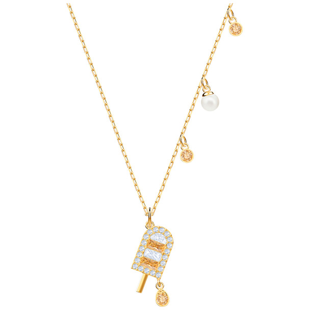 Swarovski No Regrets Ice Cream Pendant - Multi-coloured - Gold Plating 5465294