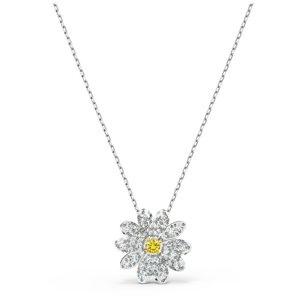 Swarovski Eternal Flower Pendant - Yellow - Mixed Metal Finish 5512662