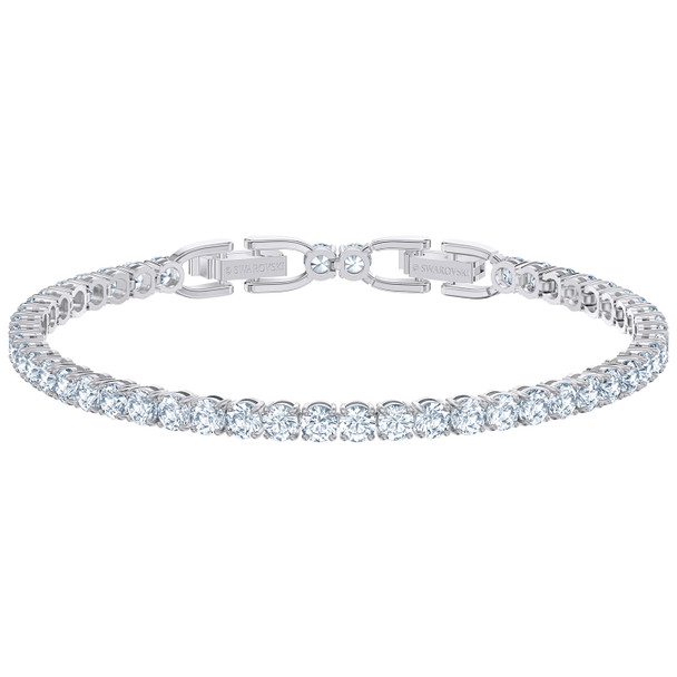 Swarovski Tennis Deluxe Bracelet - White - Rhodium Plated 5513401