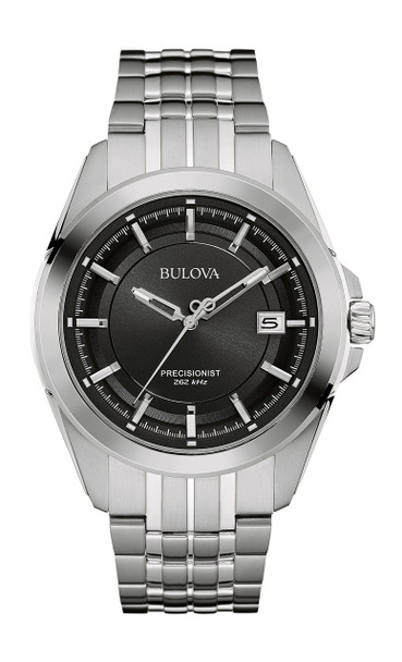Bulova Precisionist Stainless Steel Mens Watch 96B252