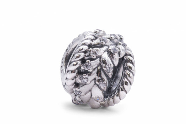 PANDORA Dazzling Grain Swirls Charm - 797597CZ