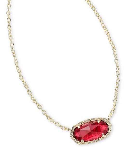 Kendra Scott Elisa Pendant Necklace In Berry - 4217714614