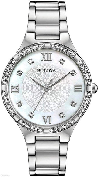 Bulova Crystal Ladies Watch 96L262