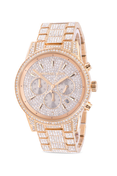 Michael Kors Ritz Gold-Tone Glitz Ladies Watch MK6747