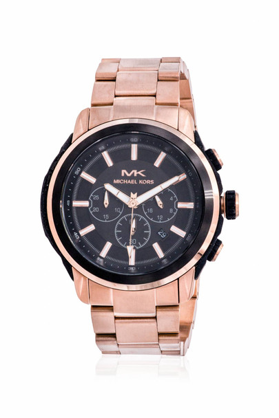 Michael Kors Kyle Rose Gold-Tone Mens Watch MK8889 - Jacob Time Inc