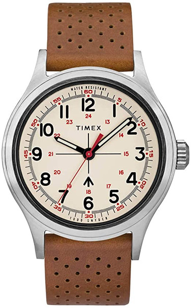 Timex Todd Snyder Military Inspired 40mm Tan Leather Strap TW2T82500