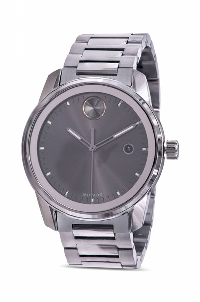 Movado Bold Verso Gunmetal Ion-Plated Mens Watch 3600736