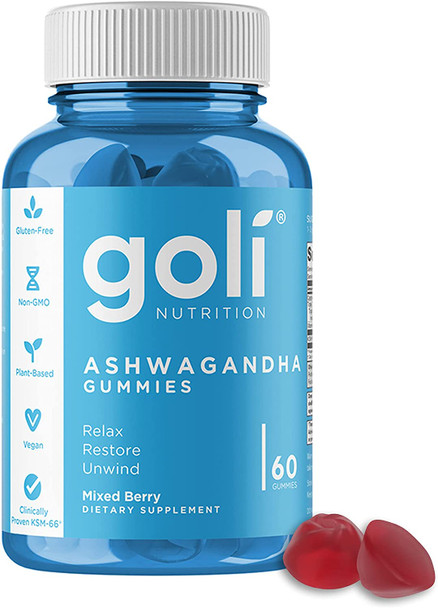 ASHWA Vitamin Gummy by Goli Nutrition - 3 PACK ASHWA3 - Expired