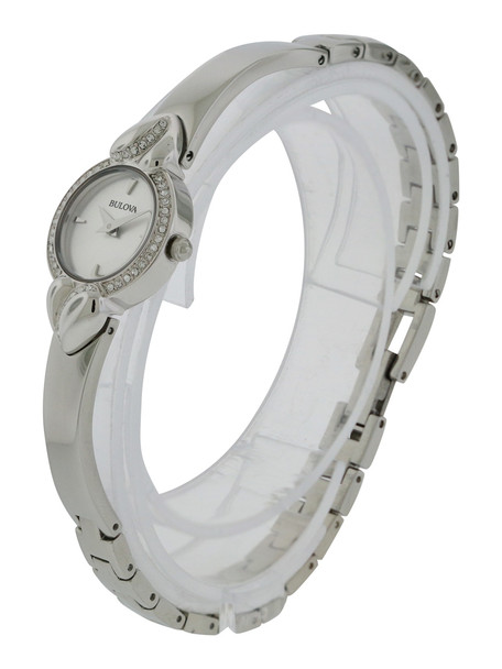 Bulova Crystal Pendant and Bangle Set Ladies Watch 96X111
