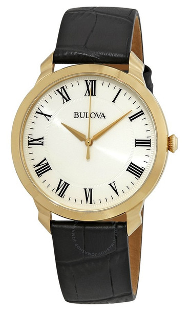 Bulova Leather Ladies Watch 97A123