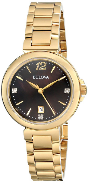 Bulova Gold-Tone Ladies Watch 97P107