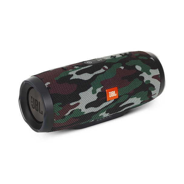 JBL Charge 3 Waterproof Portable Bluetooth Speaker CHARGE3-SQUAD