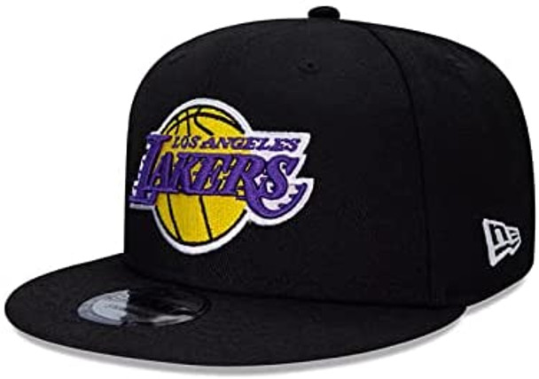 New Era NBA Los Angeles Lakers Black 9FIFTY Snapback Cap 70556867