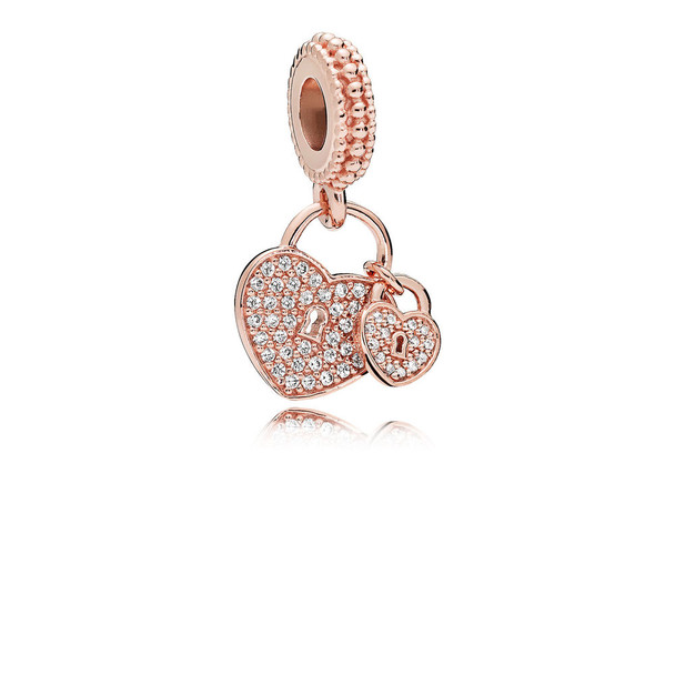PANDORA Love Locks Dangle Charm 781807CZ