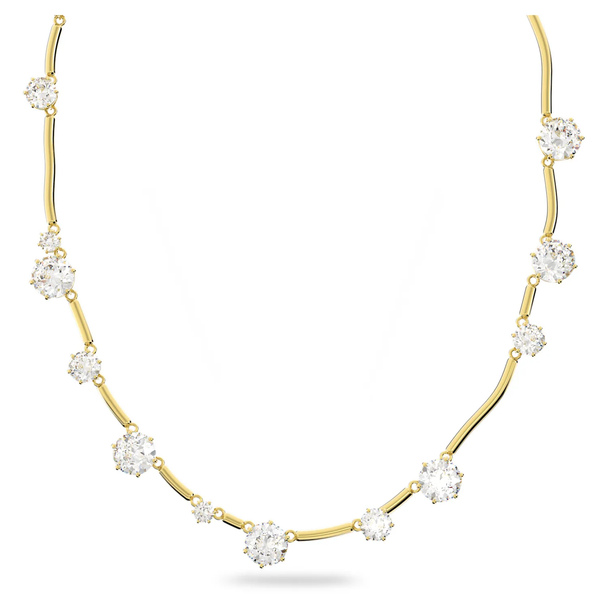 Swarovski Constella Necklace Round Cut Crystal White Gold-tone Plated 5618033