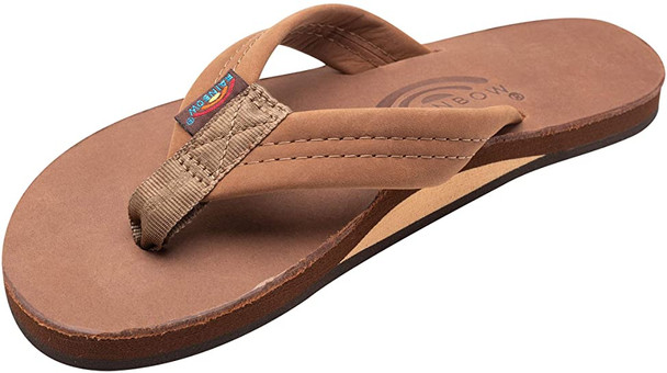 Rainbow Mens Single Layer Premier Leather with Arch Support Sandals3