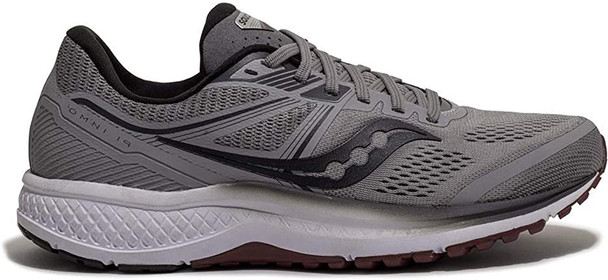 Saucony Mens Omni 19 Running Shoe - Alloy/Brick - 13 S20570-30-13M Saucony Mens Omni 19 Running Shoe - Alloy/Brick - 13 S20570-30-13M