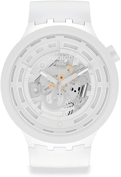 Swatch Bioceramic C-WHITE Unisex Watch SB03W100