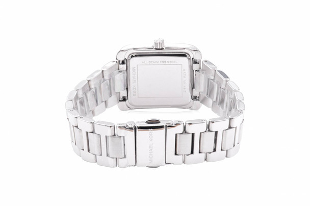 Michael Kors Mini Emery Pave Silver-Tone Ladies Watch MK4642