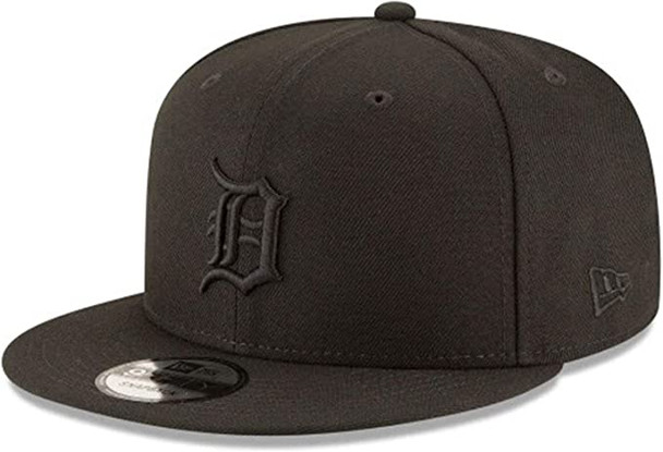 New Era Detroit Tigers MLB Basic Snapback Black on Black 950 Adjustable Cap 11591058
