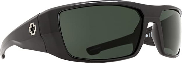 Spy Optic Dirk Wrap Sunglasses - Black/Happy Gray/Green Polar - 64 mm 672052038864