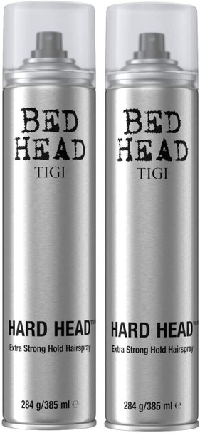 TIGI Bed Hard Head Extra Strong Hold Hair Spray - 10.6 Ounce (Pack of 2) 140375-2PK