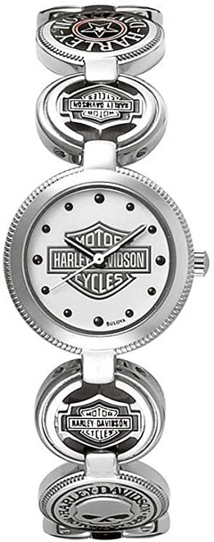 Harley-Davidson Charm Bracelet Ladies Watch 76L145