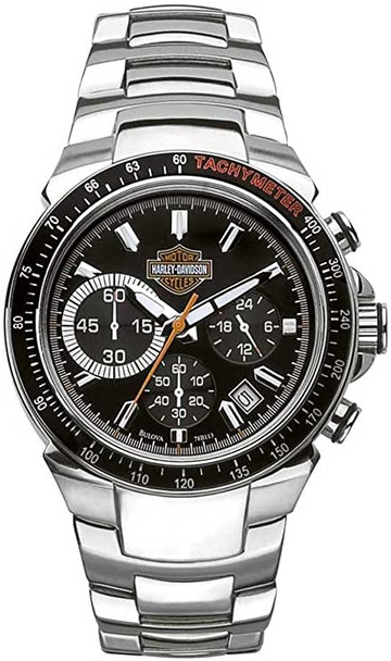 Harley-Davidson Chronograph Bar & Shield Mens Watch 78B113