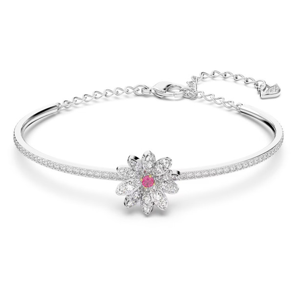 Swarovski Eternal Flower Bangle Flower - Pink - Mixed Metal Finish 5643046