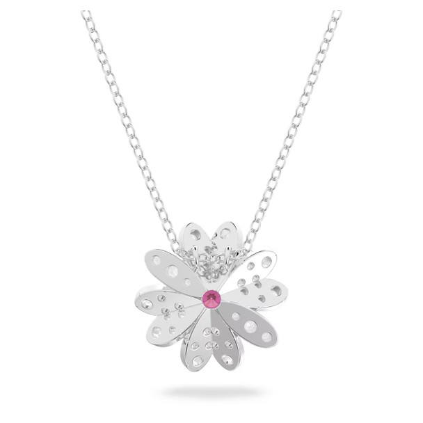 Swarovski Eternal Flower Pendant Flower - Pink - Mixed Metal Finish 5642868