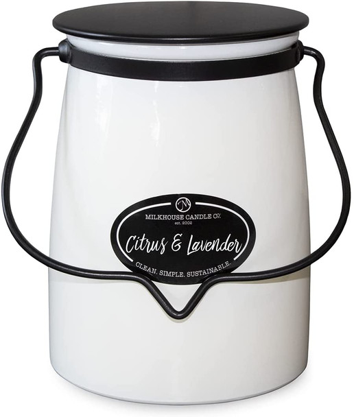 Milkhouse Candle Company - Butter Jar 22 oz - Citrus & Lavender 21606