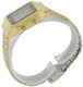 Casio Gold- Tone Digital Retro Alarm Chronograph Mens Watch A500WGA-1D
