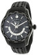 Movado Series 800 Black PVD Leather Mens Watch 2600117