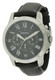 Fossil Grant Black Leather Chronograph Mens Watch FS4812