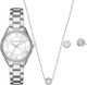 Michael Kors Lauryn Stainless Steel Ladies Watch Earrings and Necklace Gift Set MK4851SET Michael Kors Lauryn Stainless Steel Ladies Watch Earrings and Necklace Gift Set MK4851SET