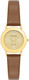 Armitron Genuine Diamond Dial Leather Ladies Watch 75-2447CHGPHY
