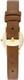 Armitron Genuine Diamond Dial Leather Ladies Watch 75-2447CHGPHY