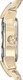 Armitron Oval Faceted Crystal Gold-Tone Ladies Watch 75-3313BKGP