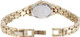 Armitron Oval Faceted Crystal Gold-Tone Ladies Watch 75-3313BKGP