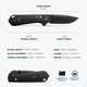 Benchmade Redoubt - Black Grivory - Drop-Point Folding Knife - Black CPM-D2 Blade & AXIS Lock 430BK-02