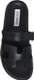 Steve Madden Mayven Womens Slide - Black Leather