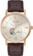 Bulova Brown Leather Strap Automatic Mens Watch 97A150
