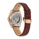 Bulova Brown Leather Strap Automatic Mens Watch 97A175