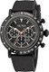 Nautica Spettacolare Chronograph Quartz Black Silicone Mens Watch NAPSPF202