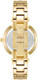Anne Klein Gold-Tone Cream Marbleized Bangle Diamond Accent Ladies Watch AK/2512CRGB