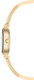 Anne Klein Gold-Tone Black Dial X-Shaped Bangle Set Ladies Watch AK/2716BKST
